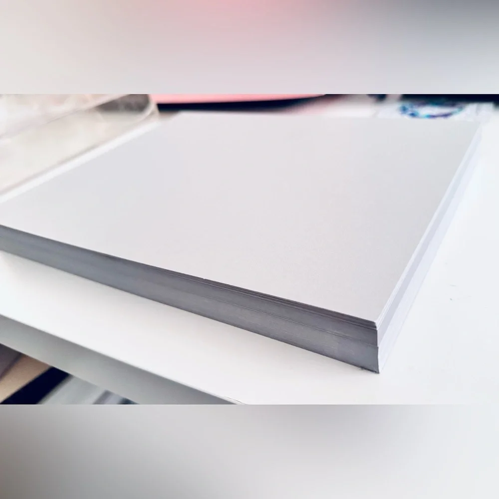 LUXPaper Silver Metallic Cardstock Paper 80 lb. 70 Pages